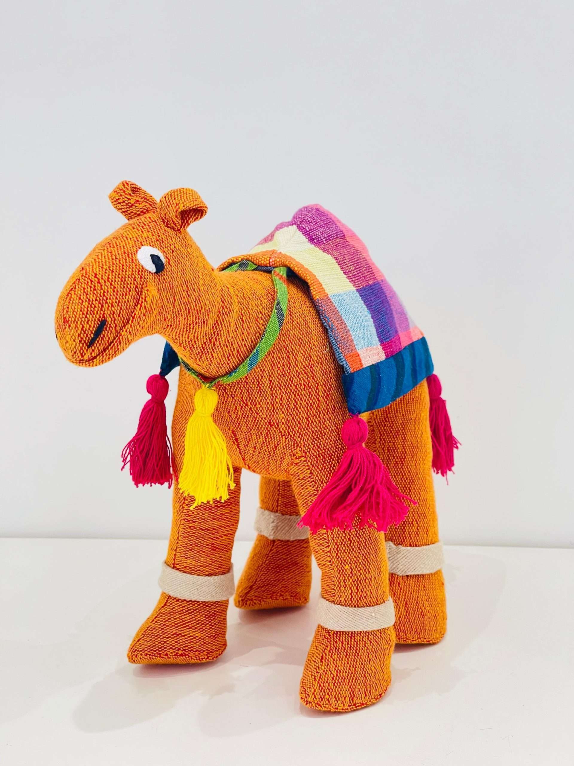 Handmade cotton camel (orange) - Image 5