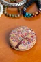 Printed Cork Compact Mirror - Tree of Life Design